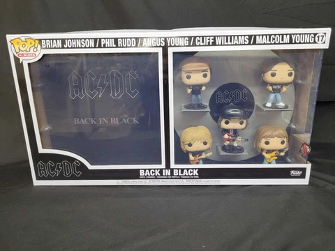 New Funko Pop! Rocks: Albums Deluxe AC DC Vinyl Back In Black #17 Cover