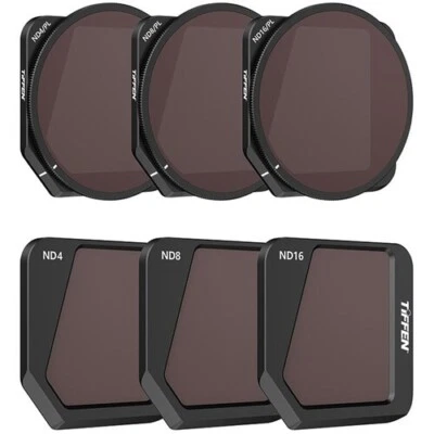 Tiffen 6-Filter ND/PL Kit for DJI Mavic 3 (ND4/6/8, ND4/PL, ND8/PL & ND16/PL) - Image 1 of 4