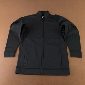 Sport-Tek Youth Size XL Black Sport-Wick Fleece Pocketed Full-Zip Jacket YST241 - Picture 1 of 8