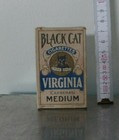 10 pic "Black Cat" Art Déco cigarette 1910 drawer pack no tin Zigaretenschachtel