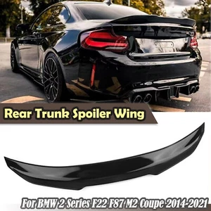 Rear Trunk Spoiler Kit For BMW 2 Series F22 F87 M2 Coupe 14-21 2015 PSM Style 1X - Picture 1 of 10