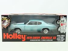 1:18 Scale RC Ertl American Muscle #36983 Holley 1970 Chevy Chevelle SS- Teal