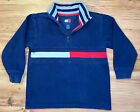 Vintage Tommy Hilfiger Pullover Sweatshirt Gr. 5 blau, Tommy Flagge