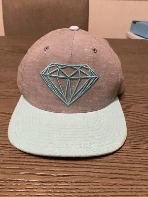 Sombrero Diamond Supply Co Snapback Gris Aqua Hecho en EE. UU. Foto 1 de 4