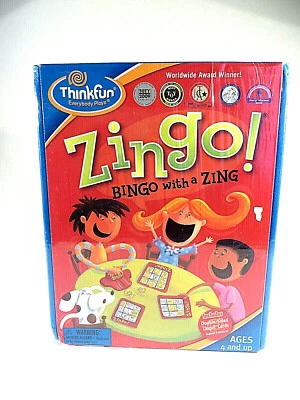 Thinkfun Zingo! Game Bingo With a Zing Educational Spelling Age 4+ Sealed New - Image 1 of 4