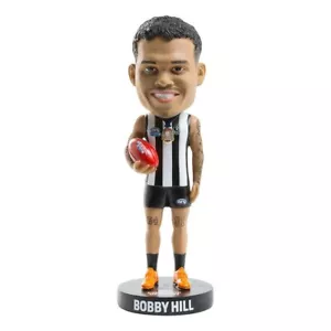 NEW Collingwood Magpies Bobby Hill Norm Smith Medallist Bobblehead - Picture 1 of 2