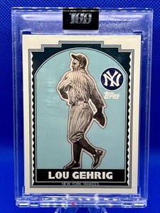 Topps Project100 #85 LOU GEHRIG by Mike Willcox 1 of 3999 New York Yankees