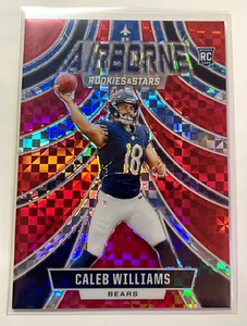 Bears Caleb Williams 2024 Panini Rookies & Stars Airborne Red Plaid Prizm RC - Foto 1 di 1