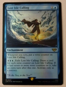 MTG LOTR Lost Isle Calling Foil R 0061 Near Mint - Picture 1 of 2
