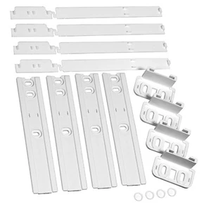 UNIVERSAL Integrated Fridge Door Slide Mounting Bracket Slider Kit (pack of 4) - Picture 1 of 9
