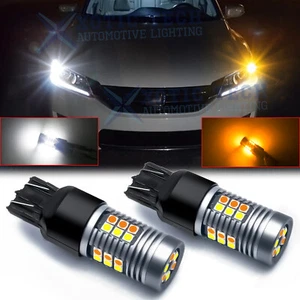 Switchback LED Bulbs Front Turn Signal Light W/ DRL for Honda Accord 2016 2017 - Bild 1 von 12