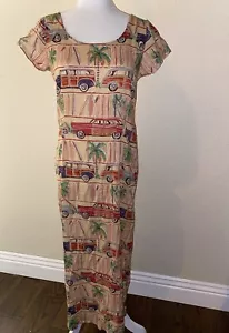 Vestido deportivo Weekend Traffic by Beck S Woody Cars tablas de surf estampado de palmeras - Imagen 1 de 8