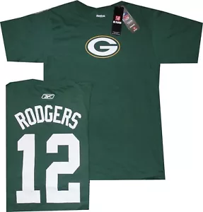 Aaron Rodgers Green Bay Packers Reebok Throwback Shirt New tags - Picture 1 of 4