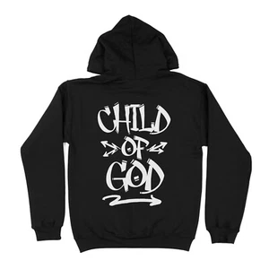 Child of GOD Unisex Schwarz Hoodie Urban Hip Hop Streetwear Grafikdesign Hoodie - Bild 1 von 4