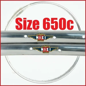 NOS NISI CAMPIONE DEL MONDO RIMS 26" 650c 36H VINTAGE TUBULARS JUVENILE KIDS - Picture 1 of 10