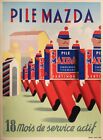 Original Vintage Poster - Simon A. - Pile Mazda - Thomson - Sertinox - 1939