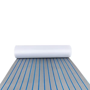 Lámina de espuma EVA para terraza de teca para yate bote marino alfombra almohadilla para piso alfombra gris - Imagen 1 de 13