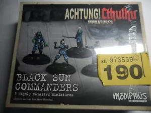 Modiphius Atención Cthulhu Black Sun Commanders AE WWII SotR raro Y190 - Imagen 1 de 3