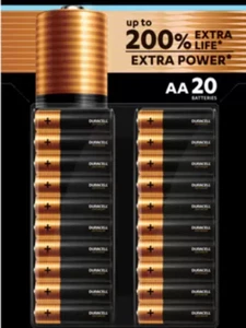 Duracell Optimum AA Batteries - 20 Pack Up To 200% More Power - Picture 1 of 4