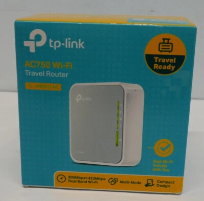 TP-LINK TL-WR902AC - AC750 Wireless Portable Nano Travel Router (Open Box New) - Image 1 of 4