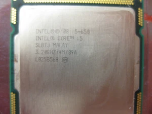Intel Core i5-650 3.20GHz Dual-Core LGA1156 Socket CPU SLBTJ - Picture 1 of 8