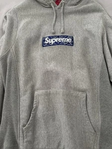 Grey Supreme Bandana Box Logo - Picture 1 of 3