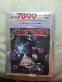 NEW Atari 7800 ASTEROIDS - NIB, STILL SEALED IN ORIGINAL SHRINKWRAP