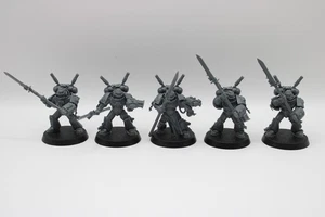 Grey Knight Interceptor Squad [x5] Grey Knights [Warhammer 40,000] Assembled - Imagen 1 de 2