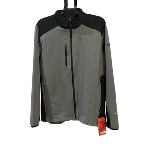The North Face Jacket Men’s Size XL Tech Stretch Soft Shell Gray Black Wind Wall - Picture 1 of 9