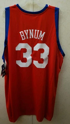 Camiseta Adidas Swingman NBA Philadelphia 76ers Andrew Bynum roja para hombre 2XL Foto 1 de 3