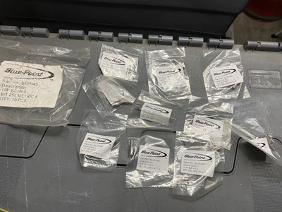 BLUE POINT TOOLS by Snap On JOBLOT x10 4mm Hex/Allen Bits Bits 25mm Long 1/4" - Image 1 of 4