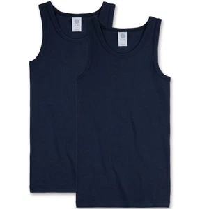Sanetta Boys Undershirt 2 Pack - Sleeveless Shirt, Tank Top, Basic, Organic... - Picture 1 of 1