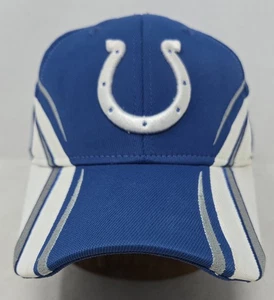 NFL Indianapolis Colts Sombrero Reebok Auténtico Lateral Gorra Elastizada Ajustada Sombrero - Imagen 1 de 10