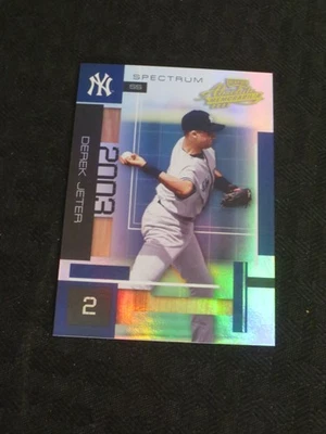Absolute Memoranilia Spectrum #5 2003 Derek Jeter Yankees 30/100         Foto 1 de 2