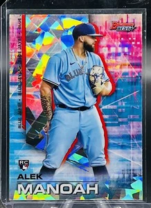 2021 Bowman's Best #28 Alek Manoah Atomic Refractor RC Rookie Blue Jays NM-MT - Picture 1 of 2