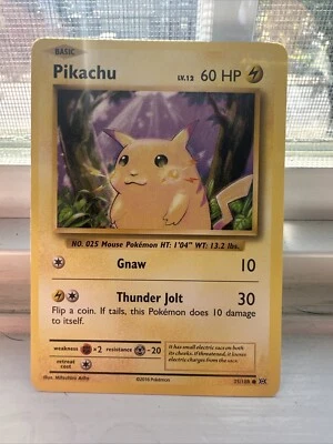 Pikachu XY Evolutions 35/108 Pokemon Card 2016 NM-Mint - Image 1 of 2