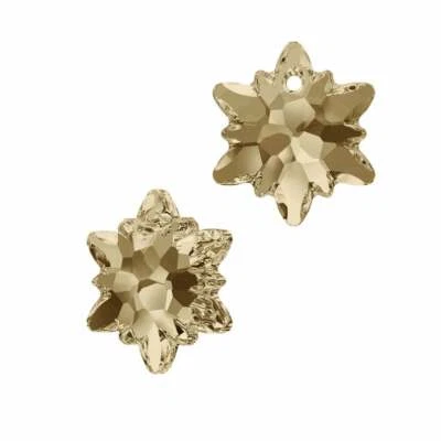 Colgante Edelweiss 6748 Swarovski ® Cristales Escama Flor Alpina facetada Foto 1 de 4