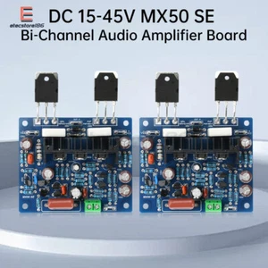 2Pack MX50 SE 100WX2 Dual Channels Audio Power amplifiers Board Diy Kit NEW - Bild 1 von 24