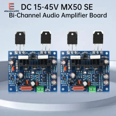 2Pack MX50 SE 100WX2 Dual Channels Audio Power amplifiers Board Diy Kit NEW - Bild 1 von 4