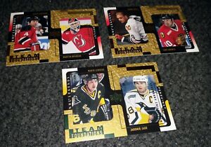 2000-01 UD Legends GOLD Lot of 3  Bobby Hull+ Mario LEMIEUX Team Foundations #ed
