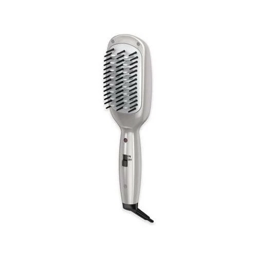 Cepillo caliente de cerámica Conair Mini PRO On-The-Go doble voltaje gris plateado Mdl BC11BS Foto 1 de 1