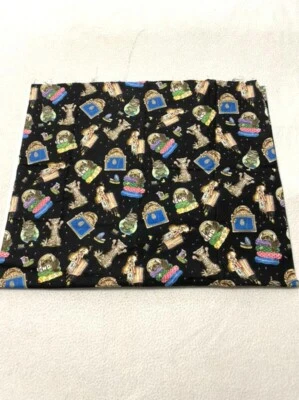 Tela JoAnn Gary Patterson Gatito Negro Gato 2 Yardas x 21" Ancho Foto 1 de 3