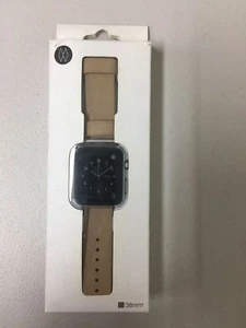 Genuine Monowear Watch Band for Apple Watch 38mm Beige MWLTBE20MTSI - Photo 1 sur 3