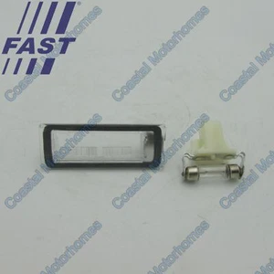 Fits Fiat Ducato Peugeot Boxer Citroen Relay Rear Number Plate Light 2006-On - Picture 1 of 2