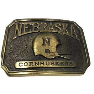 Nebraska Cornhuskers College Football Vintage Buckle 70’s Collection# BD-0197 - Picture 1 of 12