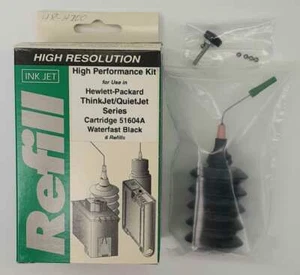 High Resolution HP ThinkJet/QuietJet Ink Refill Kit for Cartridge 51604A - Afbeelding 1 van 3