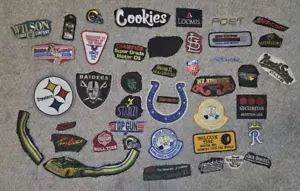 Lot of 35+ Collectible Embroidered Patches - NFL, MLB, Vintage, Aviation - Picture 1 of 9
