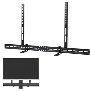 Universal Adjustable Soundbar Bracket Mount for Mounting Soundbar Above Below TV - Picture 1 of 12