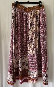 Falda TEAGAN NUEVA CON ETIQUETAS XIRENA Floral Seda Mezcla Algodón Talla L $278 - Imagen 1 de 7