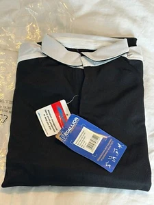 2 Black & White reversible school rugby shirts size 42/44" NEW MINT Medallion - Picture 1 of 7